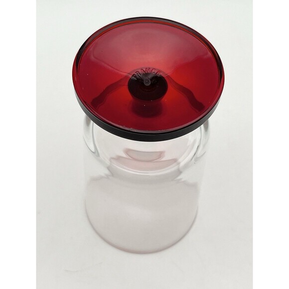 Set of 2 Vintage Cavalier Ruby Red Wine Glasses Cristal D’Arques France - Picture 5 of 5